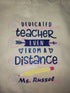 Dedicated Teacher Tote Bag